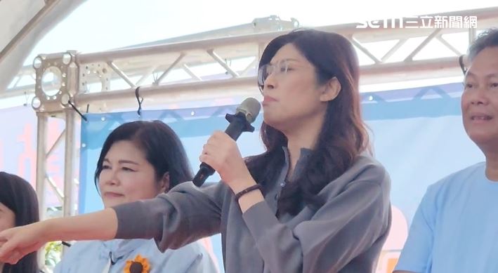 鄭麗文上午出席「雲林到口湖健走、步步口福」活動。（圖／翻攝畫面）