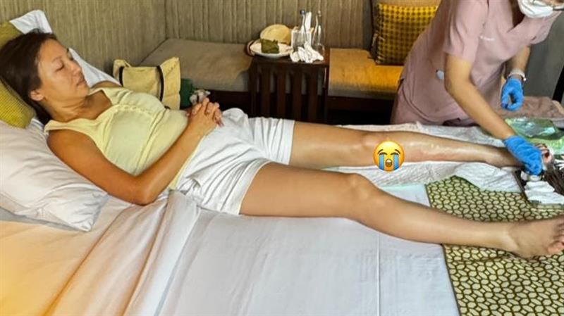 大咖公關踩空深陷石縫卡死　驚見電鑽營救