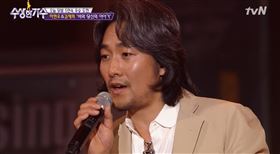 韓國傳奇搖滾樂團「復活（Boohwal）」前主唱金在熙。（圖／翻攝自tvN Joy）