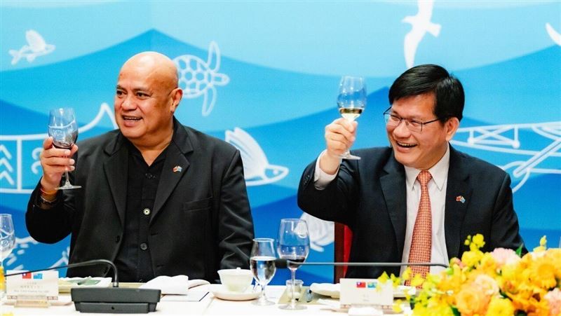 外交部:台灣吐瓦魯邦誼友好提升雙邊關係