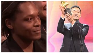 李駿碩奪獎示愛美籍男友　隔空飛吻閃爆了