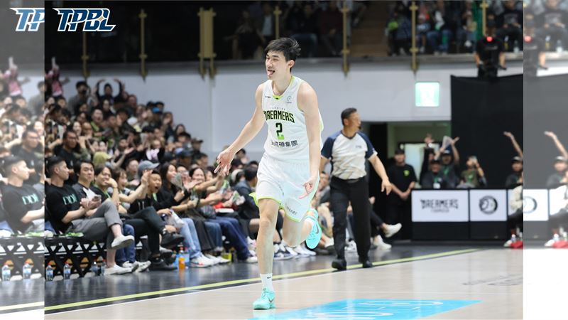 福爾摩沙夢想家馬建豪上半場三分球7投4中，豪取20分。（圖／TPBL提供）