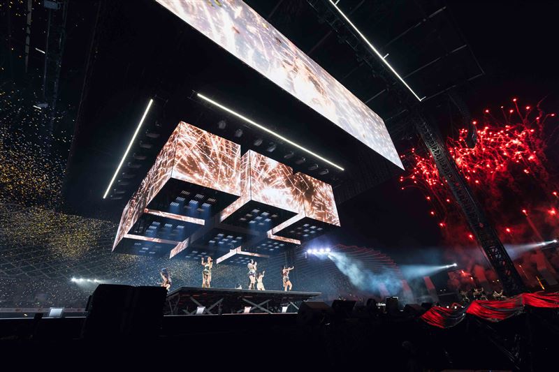 TWICE演出2日共11萬粉朝聖。（圖／Live Nation提供）