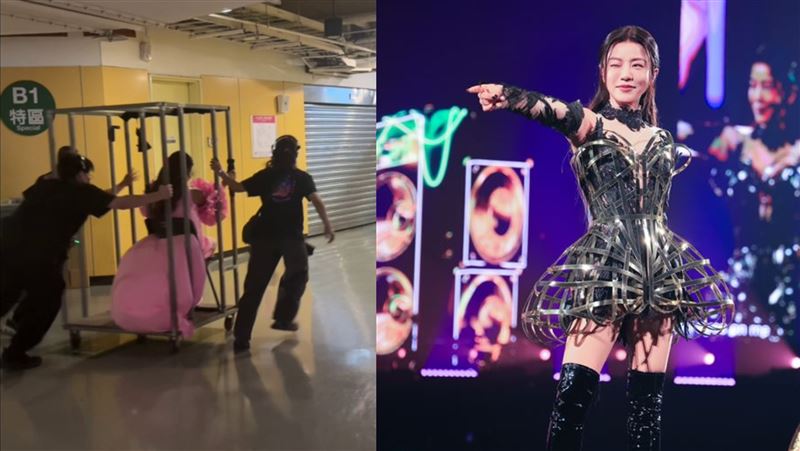 獨／丁噹小巨蛋5百米疾飆！3分鐘狂衝畫面