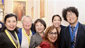 立委沈伯洋、范雲出席國際自由聯盟（Liberal International, LI）第209屆執行委員會。（圖／民進黨提供） 