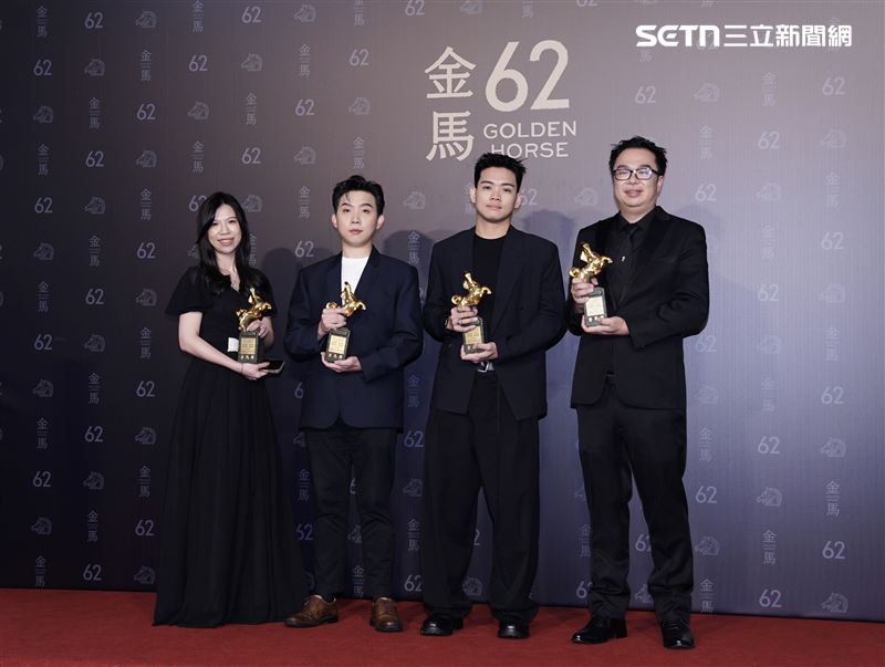 第62屆金馬獎得獎後台。（圖／記者鄭孟晃、趙于瑩攝影）