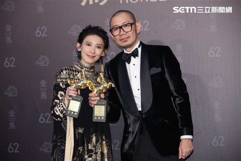 第62屆金馬獎得獎後台。（圖／記者鄭孟晃、趙于瑩攝影）