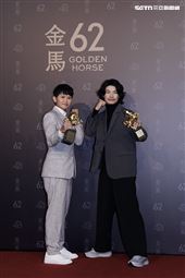 第62屆金馬獎得獎後台。（圖／記者鄭孟晃、趙于瑩攝影）