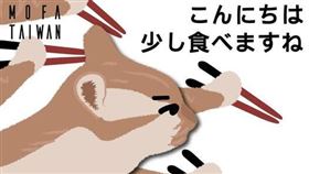 外交部貓咪迷因圖挺日水產，獲台日百萬網友按讚。(圖/翻攝X@外交部,ROC)