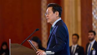 李在明強調，將致力深化雙方在多項議題上的合作。（圖／翻攝自青瓦臺）