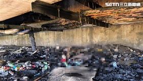 廢棄物,火警,台中,霧峰,男子,燒死,命案（圖／翻攝畫面）