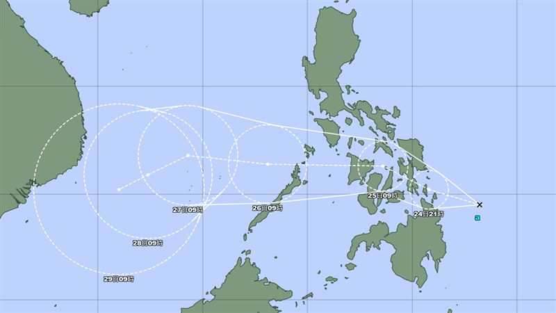 熱帶低壓生成!最快明增強為「天琴颱風」