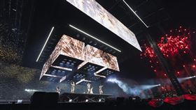 TWICE宣布2026年台北加場演出韓國女團TWICE 23日晚間在高雄國家體育場舉辦THIS IS FOR演唱會，除演唱中文歌「日不落」，也宣布2026年台北大巨蛋加場演出。（Live Nation Taiwan提供）中央社記者王心妤傳真　114年11月23日