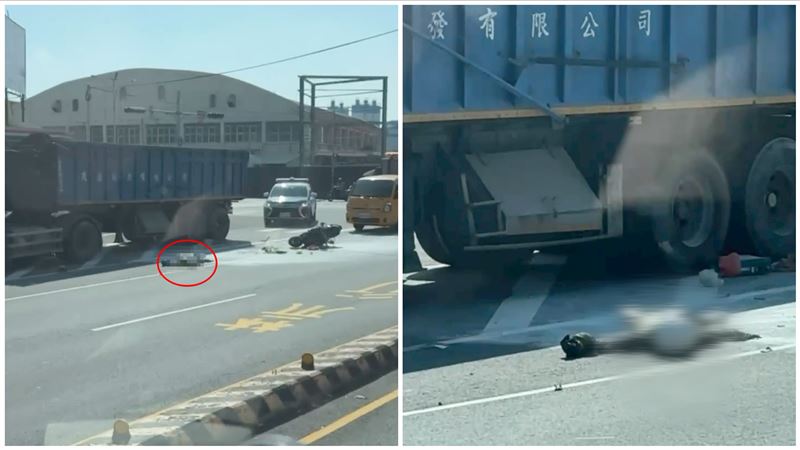 新／善化啤酒廠前大車猛撞　騎士OHCA回魂