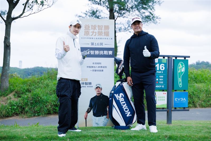 Darren（左）現身力挺林智勝。（圖／台灣原住民族棒球運動發展協會提供）