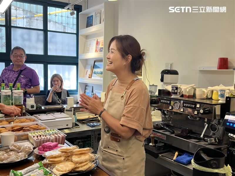 花蓮知名肉桂捲咖啡店「SabiSabi CoffeeSweets」因為罷傅失敗宣布關店，24日在試營運，在台南重新出發。（圖／記者林昱孜攝影）