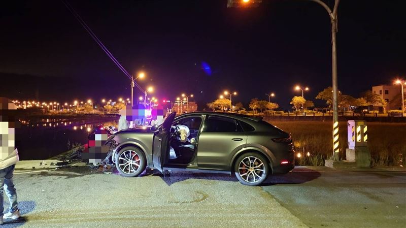 車禍現場情形。（圖／翻攝畫面）