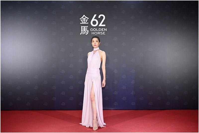 蔡淑臻金馬紅毯再掀美顏話題。（圖／翻攝自金馬官網）