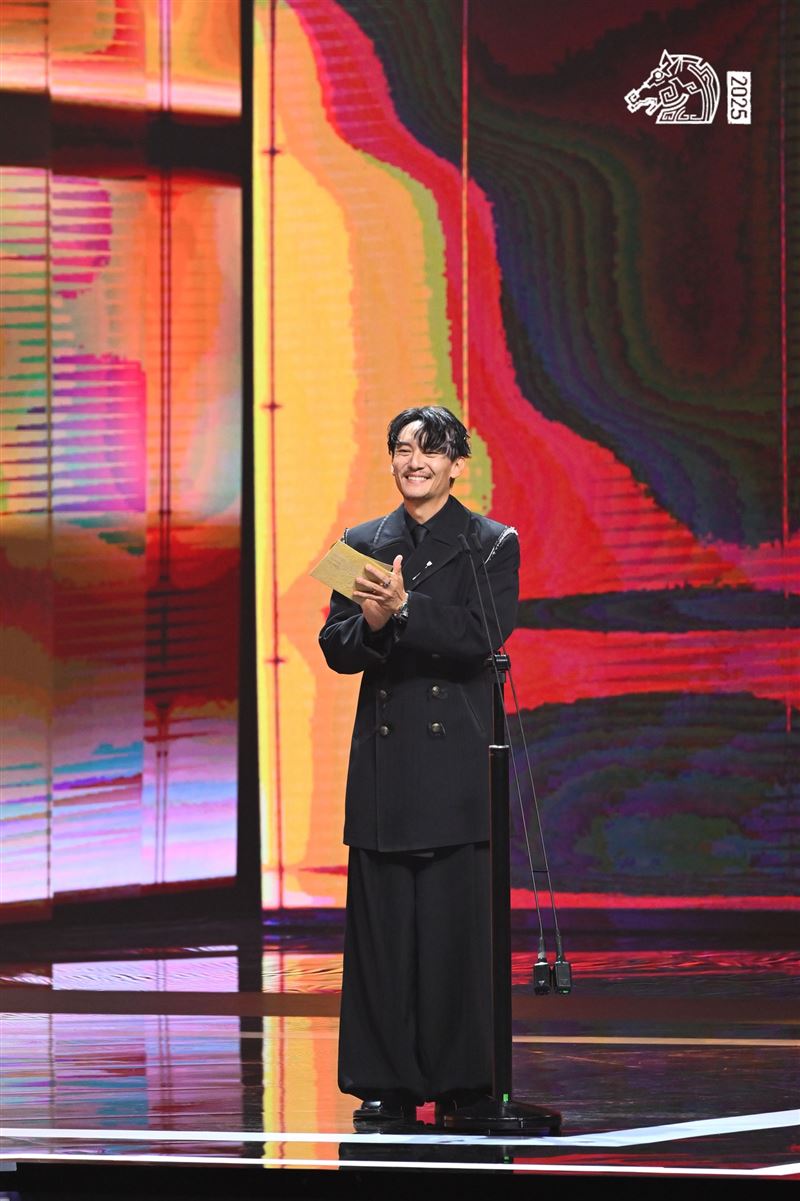 收視最高時刻發生在張震奪下「最佳男主角」並發表致詞的瞬間。（圖／翻攝自金馬影展 TGHFF FB）