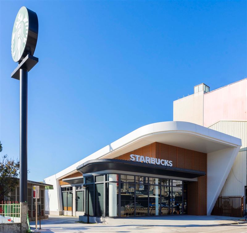 星巴克台中后里門市。（圖／品牌業者提供）