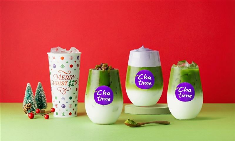 日出茶太靜岡抹茶系列飲品全面升級極濃回歸，並推出兩大全新配料「雙色抹茶紅豆Q湯圓」與「紫薯雲頂奶蓋」。（圖／品牌業者提供）