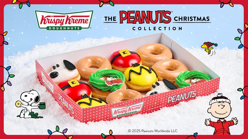 Krispy Kreme × PEANUTS聯名。（圖／品牌業者提供）