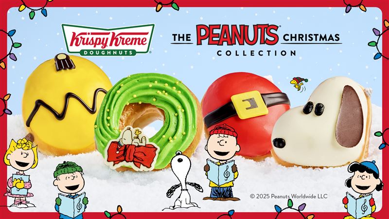 Krispy Kreme × PEANUTS聯名。（圖／品牌業者提供）