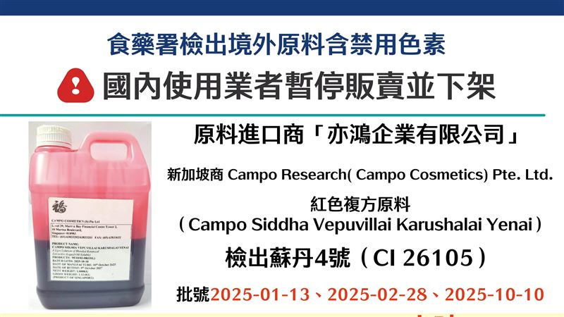 歐萊德上榜！18款蘇丹紅化妝品清單一次看