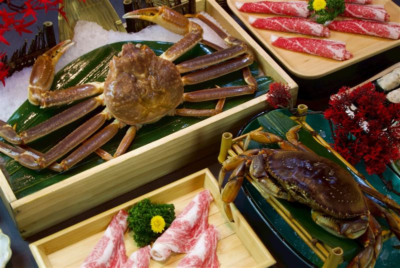 日本直送松葉蟹&times;A5和牛雙人套餐。（圖／品牌業者提供）