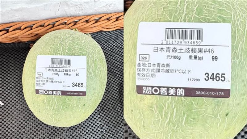 哈密瓜一顆3465元?全聯駁斥遭惡意貼標