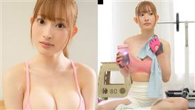 健身房私人教練彌美衣紗婚後太無聊太空虛了，近期出道拍AV，片商大讚她是「美裸體」。（圖／翻攝自Ｘ）