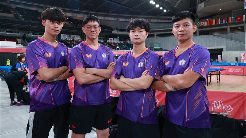 聽奧台灣隊再奪牌！桌球男團再摘一面銀牌