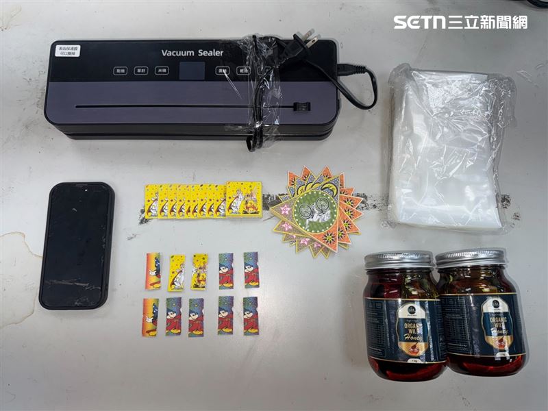 「假蜂蜜真大麻」警追出郵票藏毒達2700格