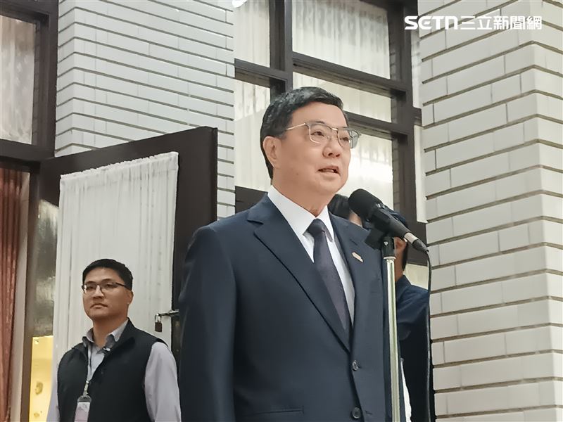 行政院長卓榮泰今（25）日上午赴立法院備詢前受訪。（圖／記者盧素梅攝影）