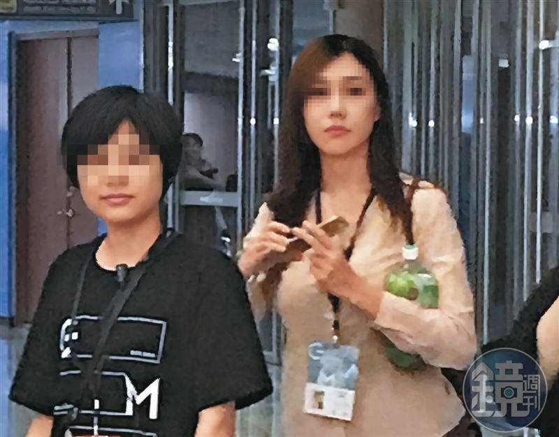 黃明志女友Sarah（右）經常陪伴他左右，但個性非常低調安靜，連黃明志友人都對她認識不多。（讀者提供）