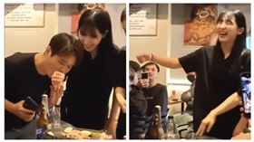 朴恩惠出席見面會在調製燒啤時遭恐怖粉絲舔手。（圖／翻攝自Threads @nayen_69）