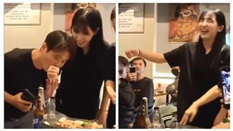 扯！韓啦「哈妮女神」出席活動遭粉絲舔手