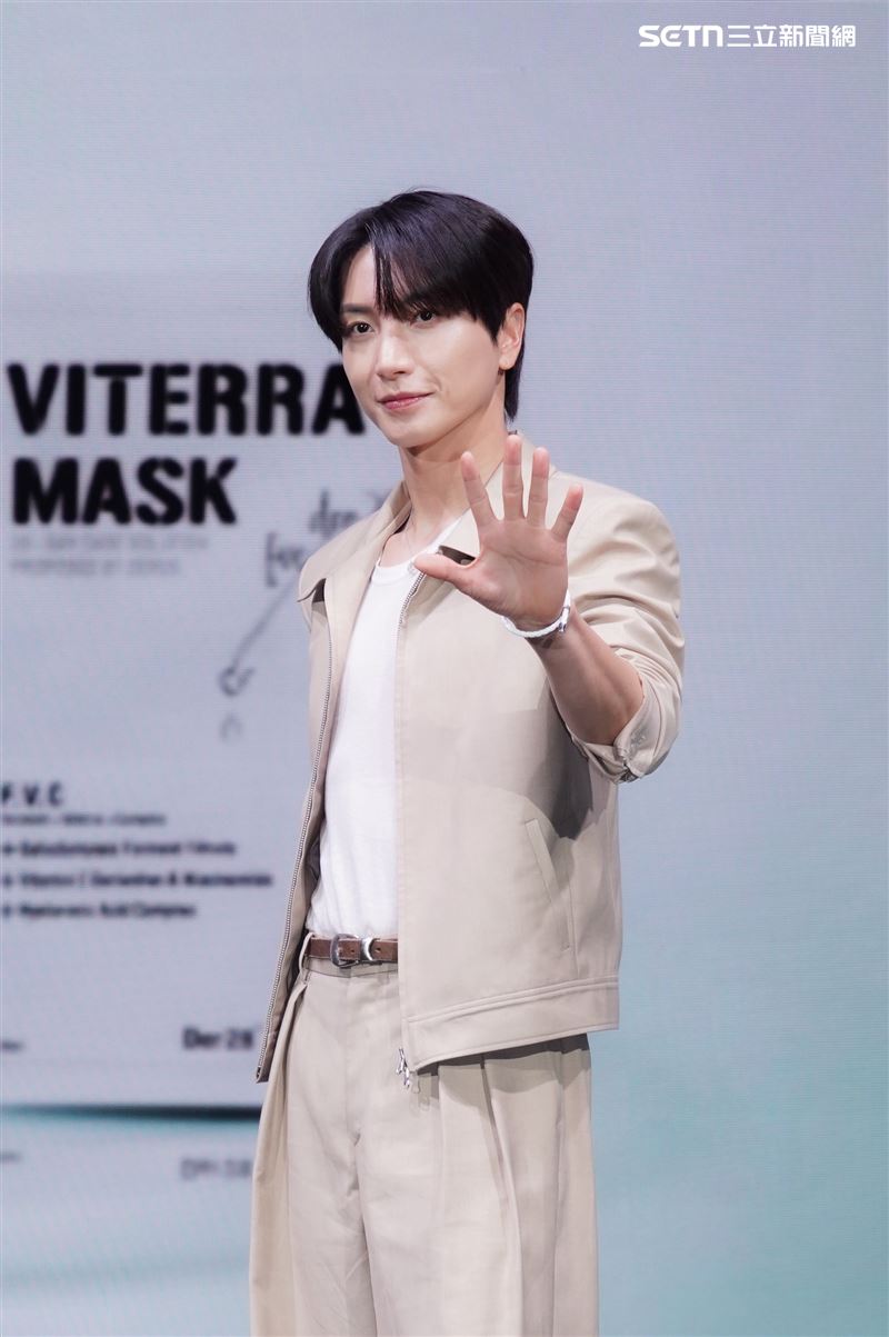 利特來台出席代言活動。（圖／記者趙于瑩攝影）