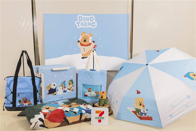 7-ELEVEN首次推出DINOTAENG聖誕福袋。(圖／7-ELEVEN提供)