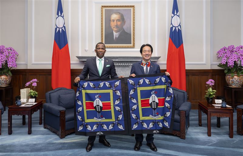 總統賴清德接見史瓦帝尼王國眾議院議長馬布札訪團（圖／總統府提供）