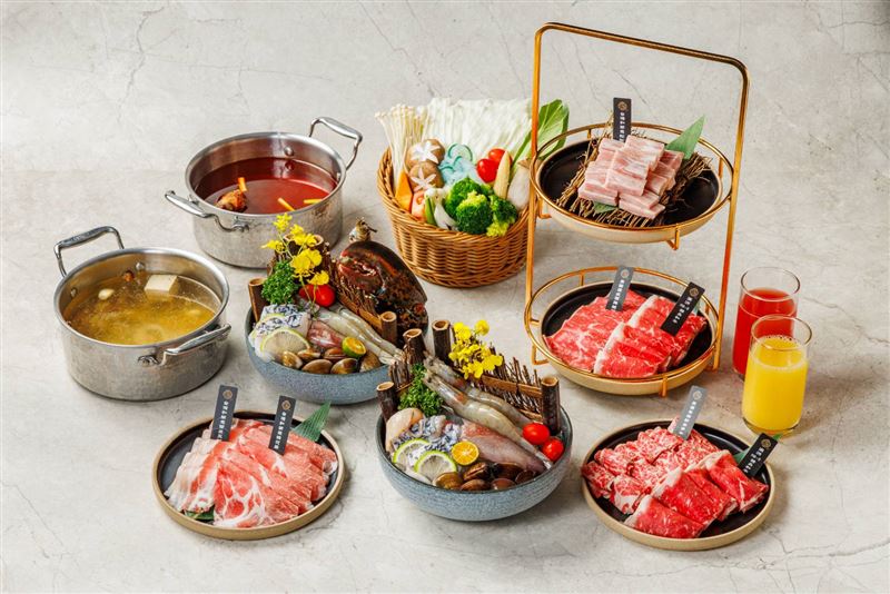 晚餐安排於飯店主餐廳「老丸家EX極致鍋物」享用，嚴選嘉楠集團的優質肉品與屏東在地直送的蔬食。（圖／飯店旅宿業者提供）