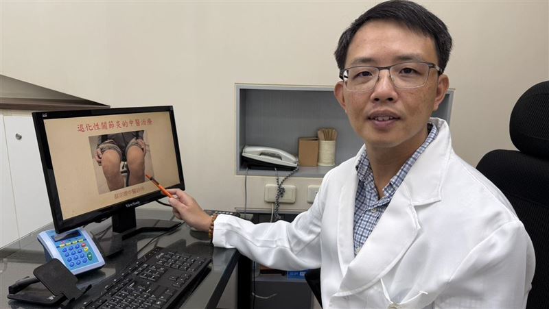 48歲男膝蓋腫脹無法走　中醫「2招」康復