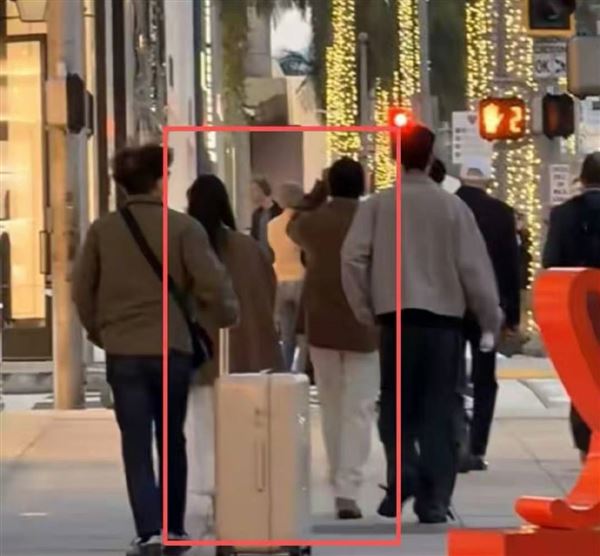 網友自稱洛杉磯偶遇林俊傑跟長髮女同行。（圖／翻攝自微博）