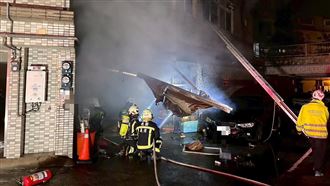 新／楊梅透天厝大火！1女跳樓送醫