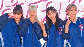 邊荷律（左起）、李丹妃、金娜妍與朴善珠來台發展，爆出4人陸續遭韓籍經紀人騷擾。（翻攝自yue_0831 IG）