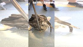 新／台鐵列車乘客背包起火　車廂煙霧一片（圖／翻攝畫面）