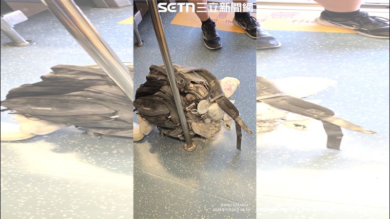 新／台鐵列車乘客背包起火　車廂煙霧一片