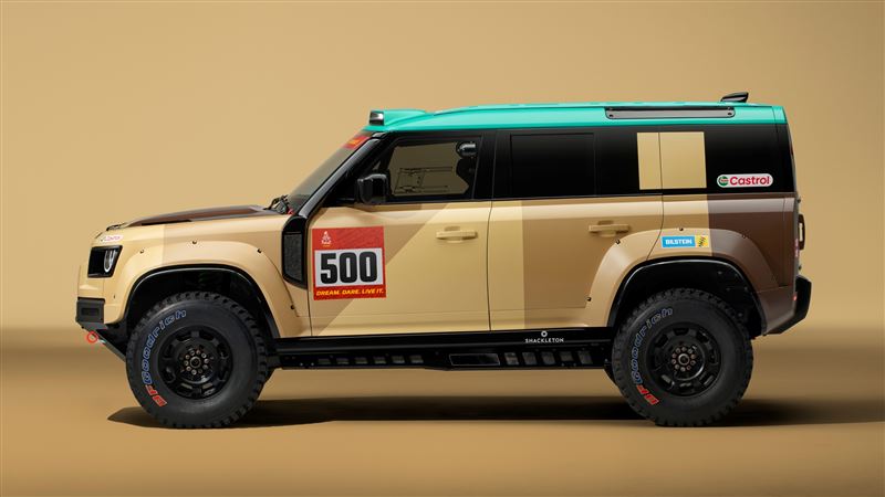 Defender Dakar D7X-R將挑戰2026年世界越野拉力錦標賽。（圖／JLR提供）