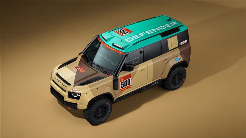 Defender Dakar D7X-R拉力賽車。（圖／JLR提供）