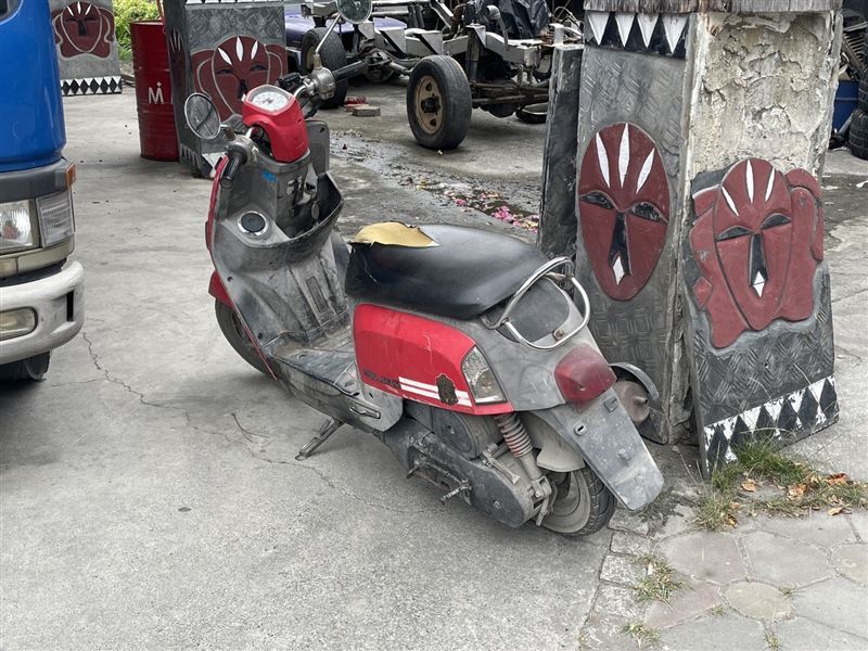 用來「運屍」的交通工具就停在大武部落。（圖／翻攝畫面）